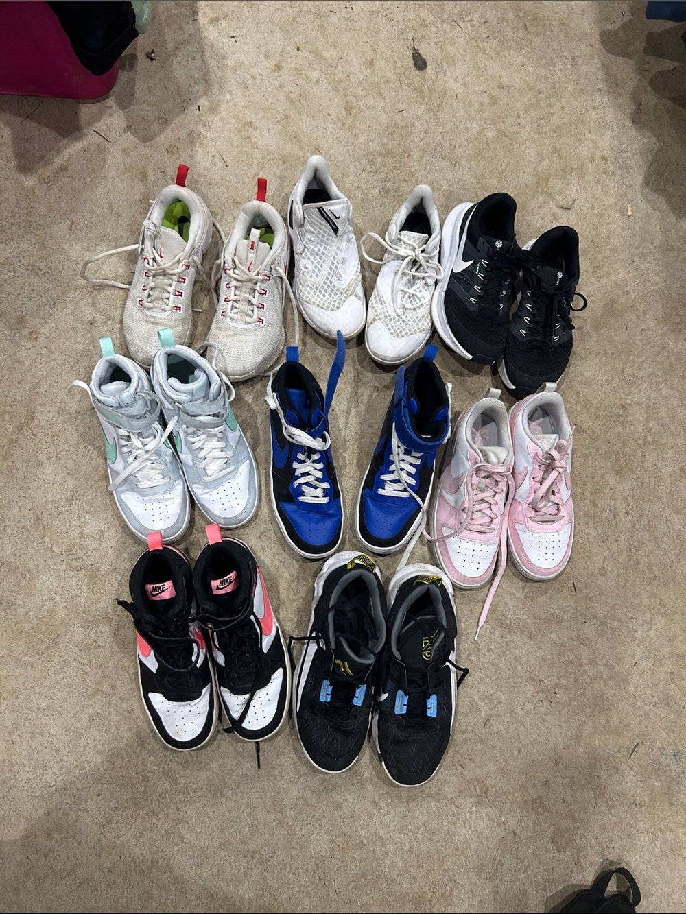 Nike Assorted Women's Athletic Shoes - White, Black, Blue, Pink